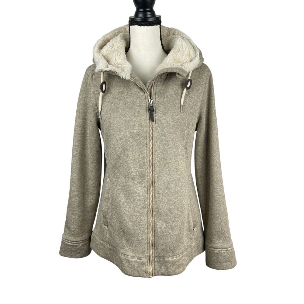1 Madison Expedition Heritage Collection Jacket Medium Faux Fur Lined Zip Hoodie